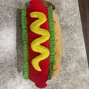 Hot Dog Plush Costume for Med to Large Dog